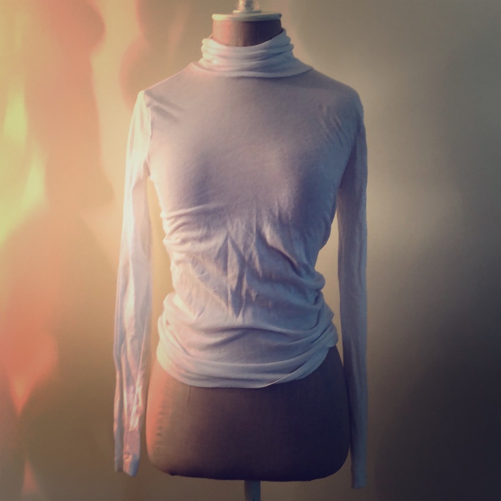 JCrew White Turtleneck